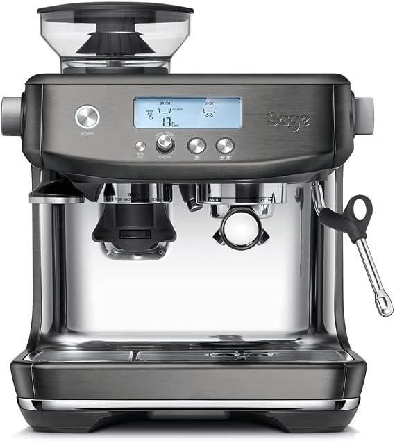 Sage SES878BST4GUK1 Stainless Steel The Barista Pro Bean to Cup Coffee Machine, 406mm x 354mm x 406mm, Black Stainless Steel