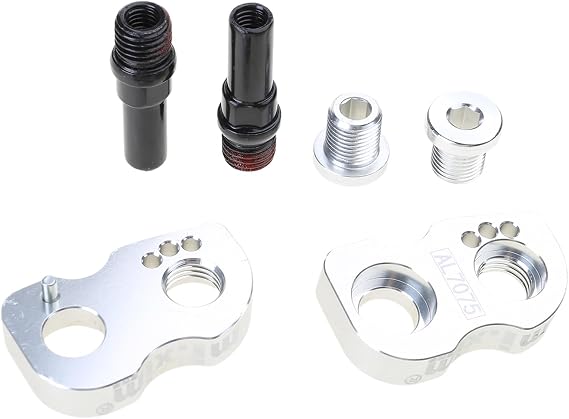 Upgrades Bike Brake Boosts Seats Aluminum V Brake Extenders Set V Brake Post Extension Mount for Wheel Size Conversion