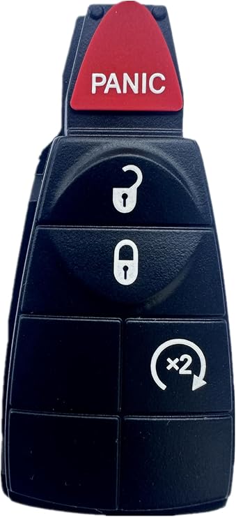 Keyless Entry Key Fob Skin Fit for Chrysler Town and Country Dodge Durango Grand Caravan Journey Ram 1500 2500 3500 Jeep Grand Cherokee GQ4-53T M3N5WY783X IYZ-C01C