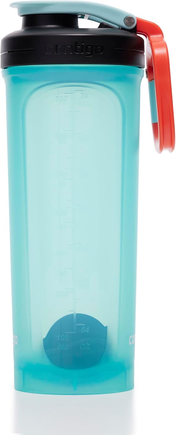 Contigo Shake Go Athlete Drinker & Shaker 820ML Turquoise