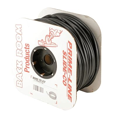 Prime-Line MP7552 Screen Retainer Spline, 0.120 In. Diameter, Black Vinyl, 500 ft. 1 Roll
