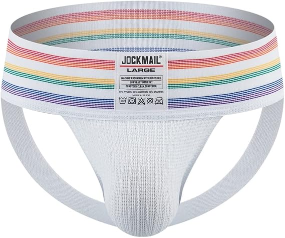 JOCKMAIL Men's Jockstrap Underwear Athletic Supporte Mens Jockstrap Underwear Male Sports Underwear for men