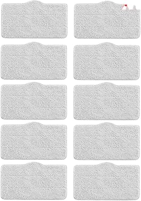 Carpet Cleaning Machine Accessories, Mop Cleaning Pads,Compatible for XiaoMi Deerma DEM, ZQ100 ZQ600 ZQ610 Handhold Steam Vacuum Cleaner Mop Cloth Rag Replacement Accessories10pcs