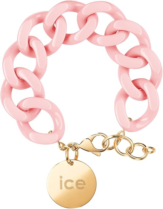 ICE - Jewellery - Chain bracelet - Chunky chain bracelet for women with a gold medal