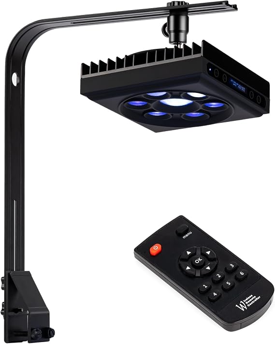 60W LED Reef Light for Saltwater Aquariums Programmable Control