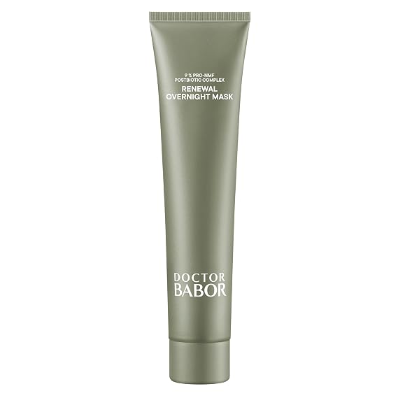 BABOR DOCTOR Microbiomic Renewal Overnight Mask (75ml) - Vegan Skincare for Dry Skin - Face Mask with Hyaluronic Acid for Hydration, Radiance and Luminosity
