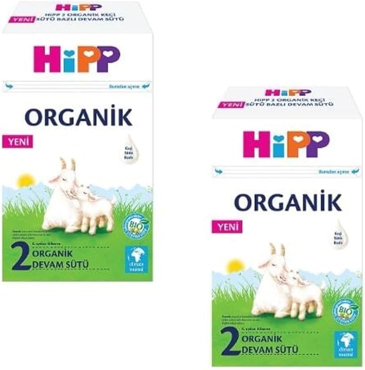 Hipp 2 Organic Goat Milk Based Continuation Milk 400 Gr X 2 Pieces