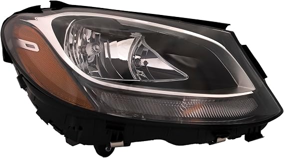 Halogen Headlight Compatible With Mercedes-Benz C Class 2015-2020 Sedan Right Passenger Side