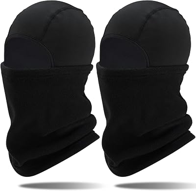 Arcweg Kids Balaclava Ski Mask Thermal Fleece Neck Warmer Winter Windproof Face Hood Mask Fits Under Helmets for Boys Girls