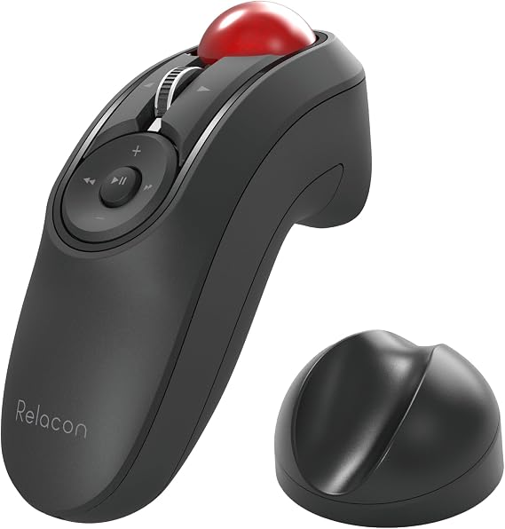 ELECOM Relacon Handheld Trackball Pointer Bluetooth M-RT1BRXBK