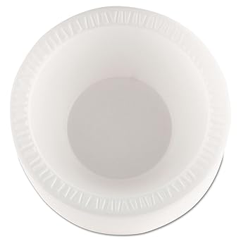 Dart 12BWWCR 10-12 oz White Unlaminated Foam Bowl Case of 1000