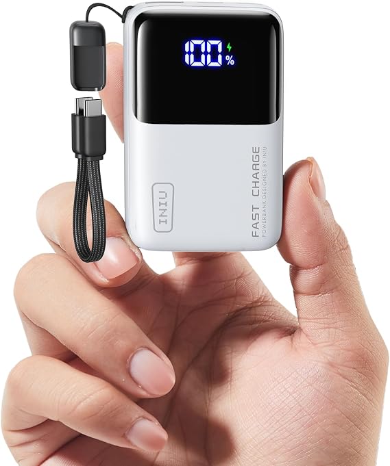 INIU Portable Charger, Ultra Mini 10000mAh 45W Fast Charging Power Bank