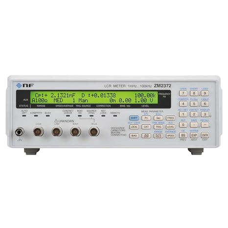 Benchtop LCR Meter 1mHz to 100kHz, NF Corp. ZM2372