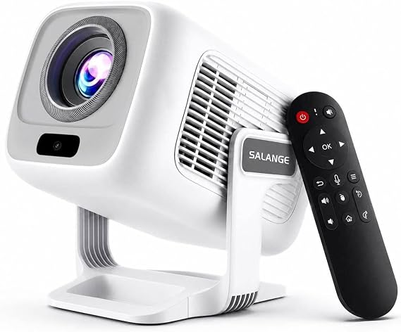 Smart Mini Projector WiFi Bluetooth, Auto Focus/Keystone, Native 1080P, 4K