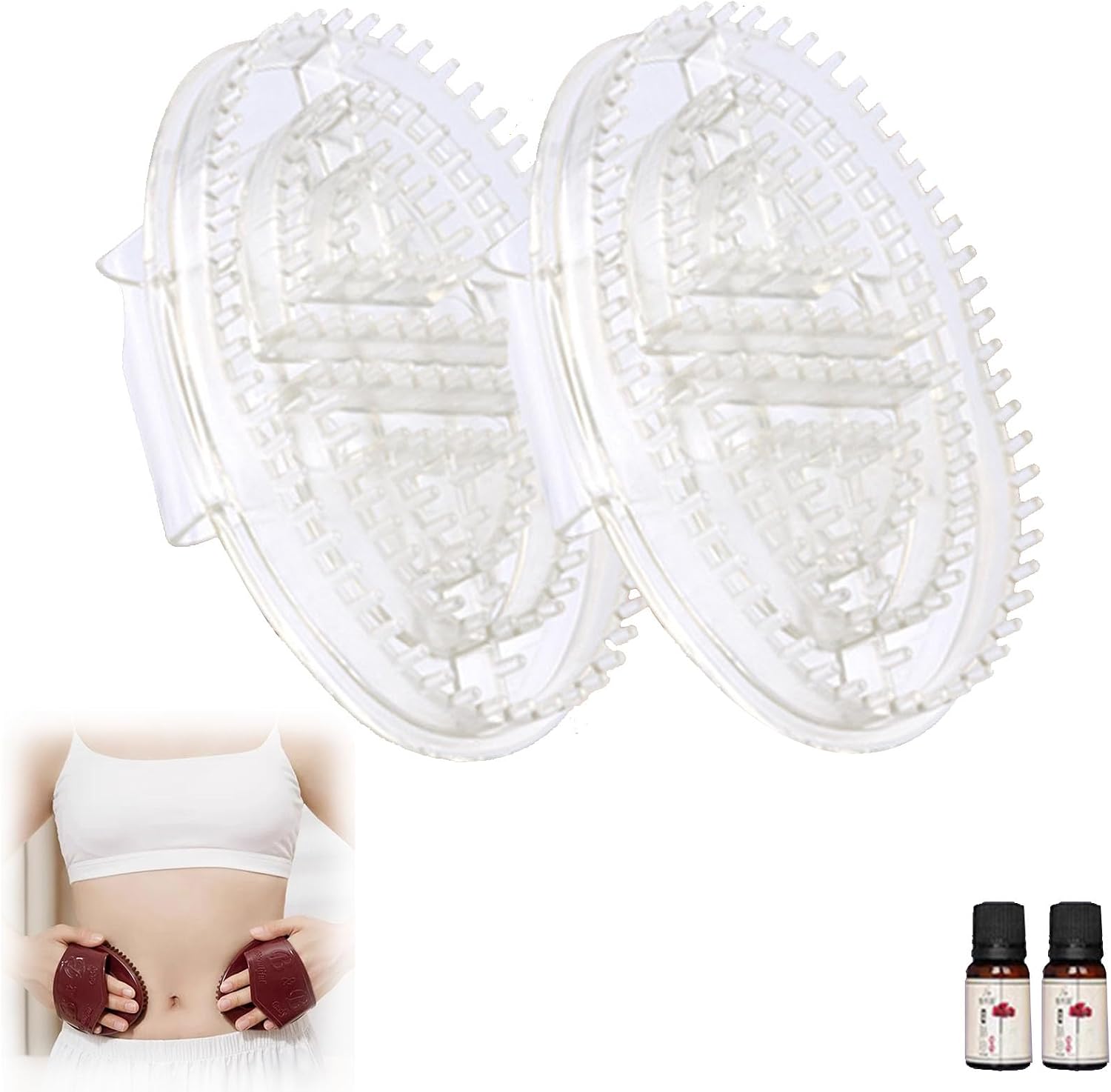 Meridian Brush Massage Brush, 2025 New Beauty Salon Professional Custom Meridian Brush, Meridian Massage Brushs Full Body Relaxation Transparent