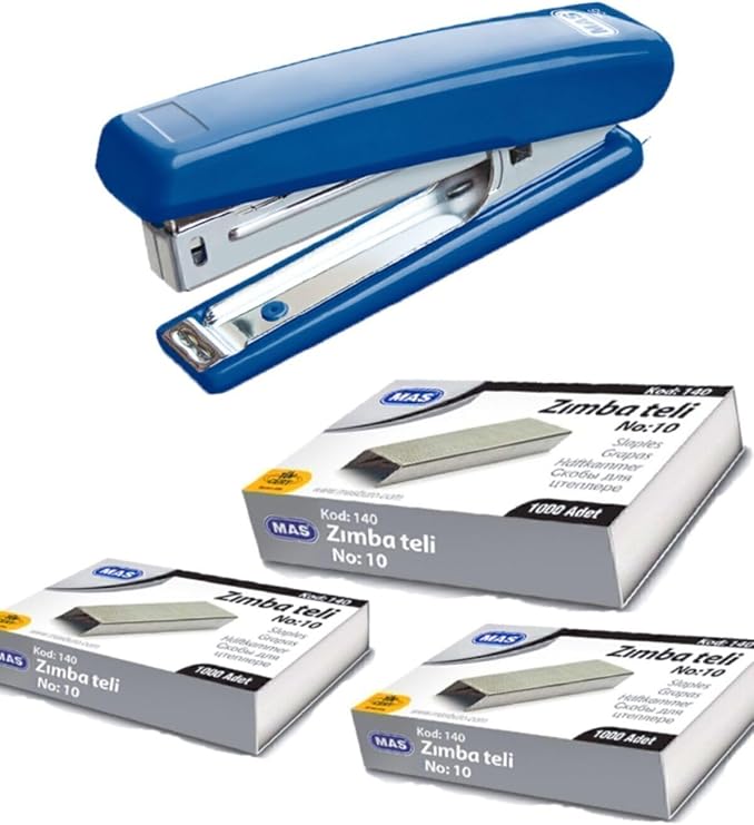 Mas Stapler Machine And 3000 Grains Wire Office Stapler Machine Wire Bend Stainless Advantage Set No-756-7586521469119