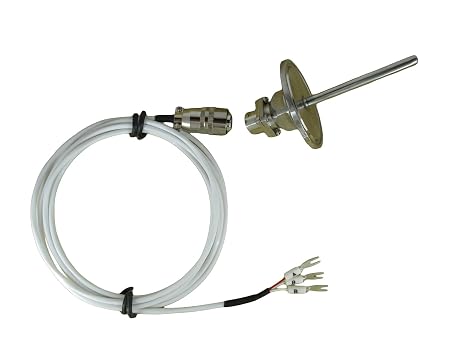 Tri-clamp Waterproof RTD PT100 Temperature Sensors with Telfon Cable & Detachable Connector