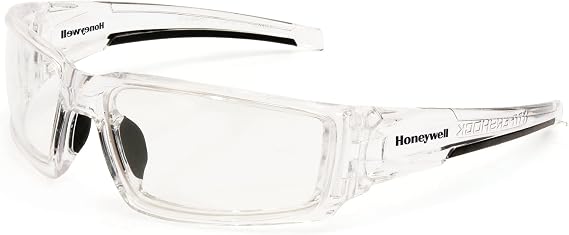 Honeywell Safety Products by Hypershock Safety Glasses, Clear Frame with Clear Lens & Uvextreme Plus Anti-Fog Coating (S2970XP)
