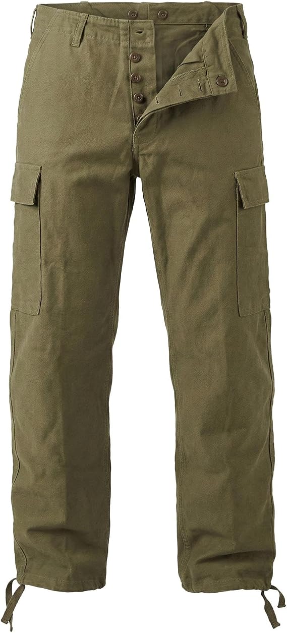 Original German Army Moleskin Trousers Genuine Bundeswehr Surplus New Combat Cargo Pants Heavy Duty Cotton Workwear Olive Green