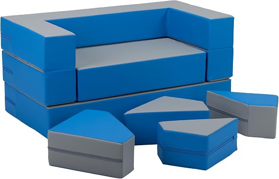 Sprogs Modular Floor Sofa Flexible, Comfortable Seating for Learning and Play in Preschool, Daycare, and Home