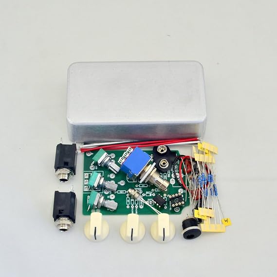 DIY Overdrive pedal Complete Kit With 1590B guitar stomp effects aluminium OD1