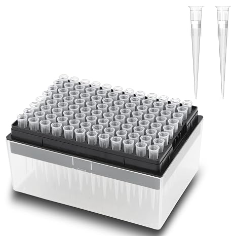 ONiLAB 200L Universal Pipette Tips, 96 Tips/Rack, DNase/RNase Free
