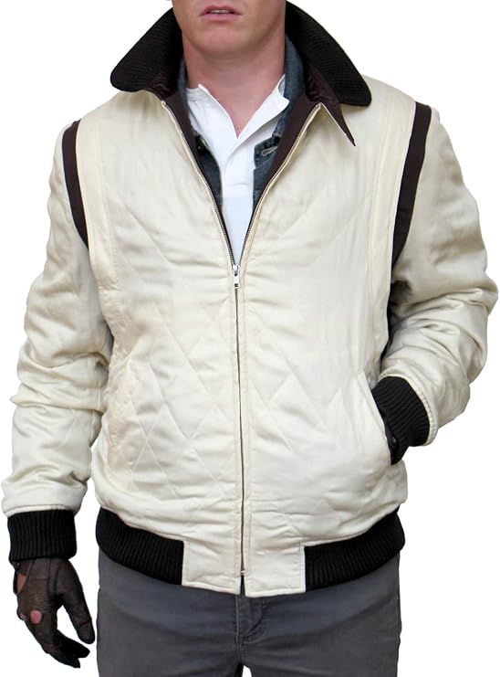 Magnoli Clothiers Ryan Gosling Drive Jacket Ivory