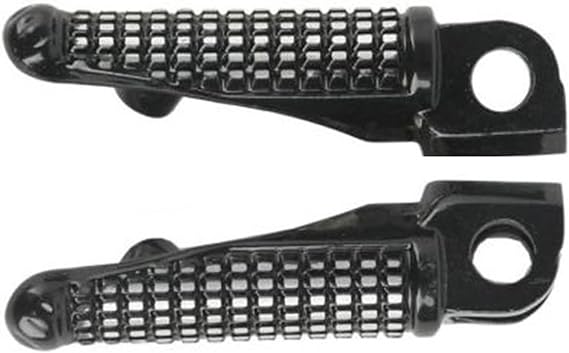 Motorcycle Footrest Motorcycle Front Rear Footrests Foot Pegs For Kawasaki ZX6R ZX9R ZX10R ZX14 ZX-14 Z750 Z1000 ZZR1200 GTR1400 ZZR1400(Front Black)