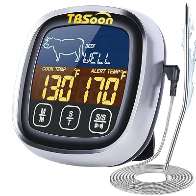 Multifunctional Digital Thermometer for Cooking,Food ThermometerThermometer AlarmKitchen Timer,Large Color Screen,Instant Read,Fast Response,grill bbq accessories,Kitchen Oven Meat Thermometer-DMT02