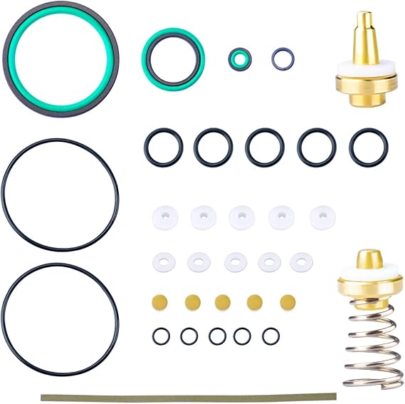 PCP air compressor sealing ring kit, cylinder O-rings & check valve and rupture discs & washers, a complete set of daily maintenance parts dedicated to spritech series compressors