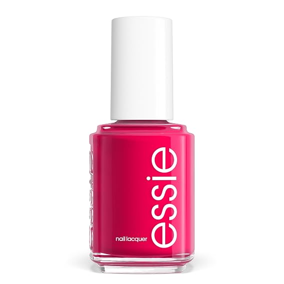 Essie Nail Polish, Salon-Quality, 8-Free Vegan, Bright Fuchsia, Bachelorette Bash, 0.46 fl oz
