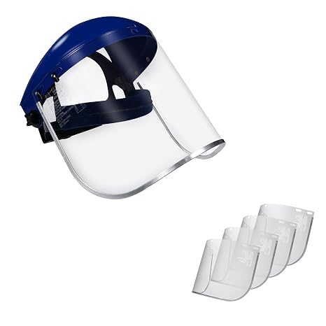 Blue Eagle Face Shield Bundle with 4 Polycarbonate Visors