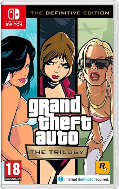 Nintendo Grand Theft Auto: The Trilogy (The Definitive Edition) - For Nintendo Switch