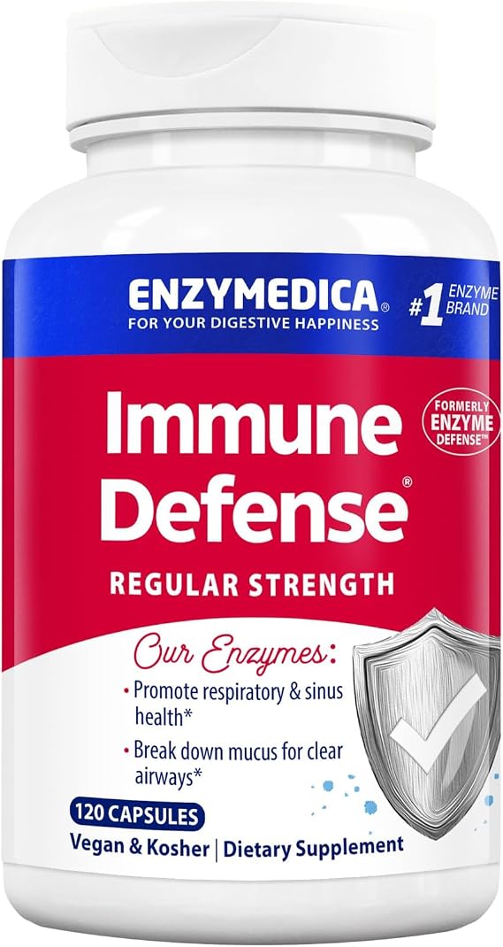 Enzymedica Immune Defense Regular Strength Caps - 120 Capsules