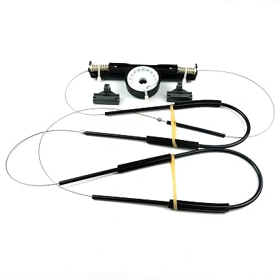 ESC Auto Parts EWR5431 Power Window Regulator Repair Set Front Right Door Compatible with Ford Mondeo MK3 B4Y BWY B5Y 2000-2007 45 Door 1S71F23200AB