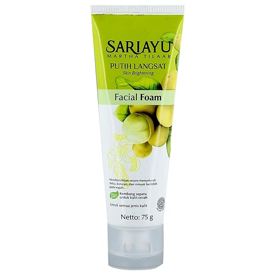 Putih Langsat Facial Foam, 75 Gram