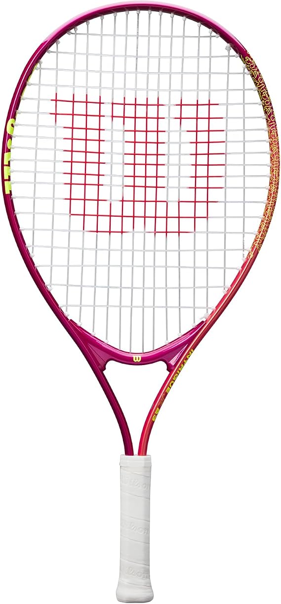Wilson Intrigue Junior 23 Girls Incordata: Yes 205 g Tennis Rackets Rackets for Children Red - Yellow