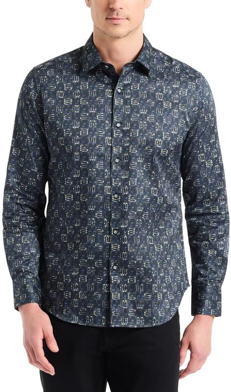 Robert Graham Men's Deckard Long Sleeve Woven Button Down Shirt