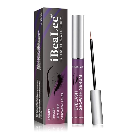 Eyelash Serum, Vegan Lash Serum for Thicker, Fuller Longer Eyelashes