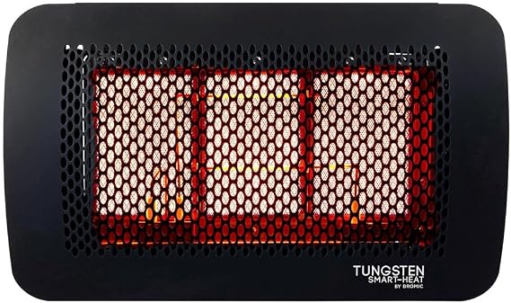 Bromic Heating Tungsten 300 Smart-Heat Gas 3 Burner Radiant Infrared Patio Heater, Natural Gas, 26000 BTU
