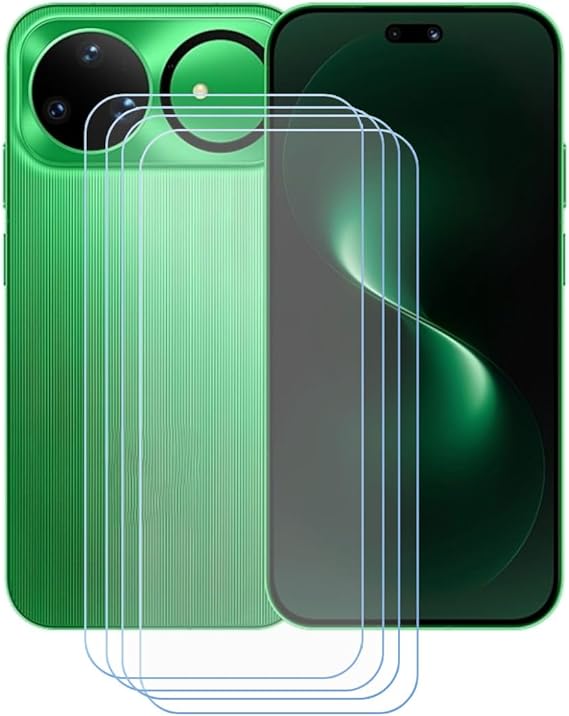 [4-Pack] for Unihertz Titan 2 Elite Tempered Glass Screen Protector, 9H Hardness Anti-Scratch Anti-Fingerprint Anti-Bubble Compatible Full Coverage Clear Film for (4,03")