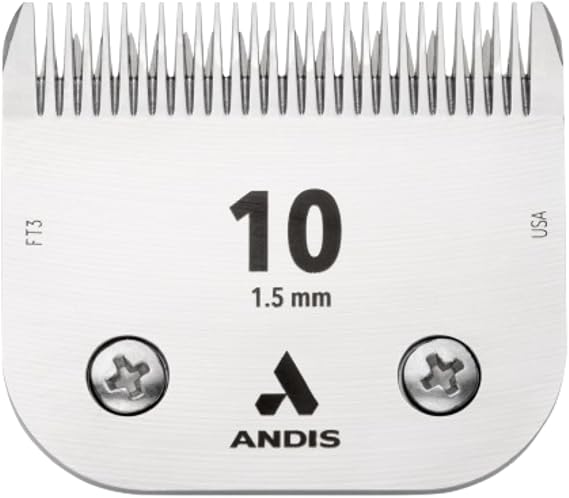 Andis 64071, Ultra Edge Dog Clipper Blade Constructed of Carbonized Steel, Resists Heat & Rust with Long-Lasting Sharp Edges