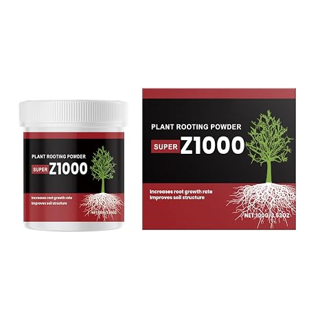 Rooting Powder for Cuttings - Fast Root Growth Stimulator, Improves Success Rate for Plant Propagation, Use on Flowers, Vegetables, Trees, Roses, Hydrangeas (1.25 oz)