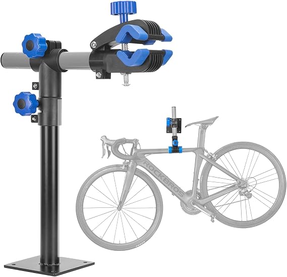 ROCKBROS Bike Repair Stand Adjustable Wall Bench Mount - Mountain Road Bike | Easy to Mount,Adjustable Clamp,Wear-resistant Materials,Space Saving Bike Vise