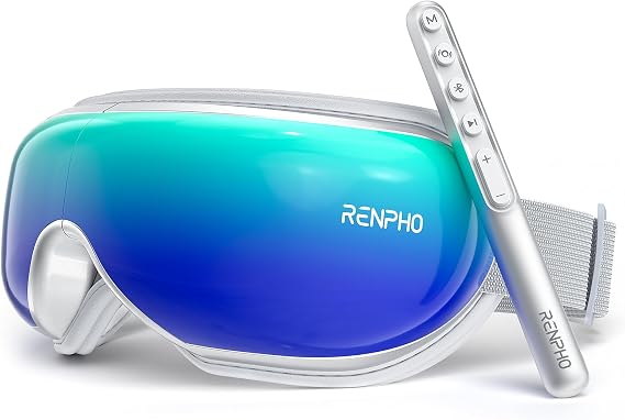 RENPHO Eyeris 1 Eye Massager with Heat, Sleep Mask with Remote Control