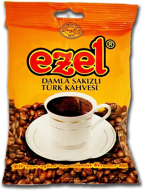 Ezel Damla Sakızlı Türk Kahvesi – Orta Kavrulmuş ve Taze Öğütülmüş - 100gr
