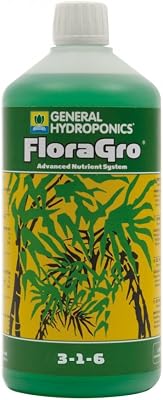 Hydrogarden Ghe 05-215-005 1L Flora GRO Liquid Growth Promoter