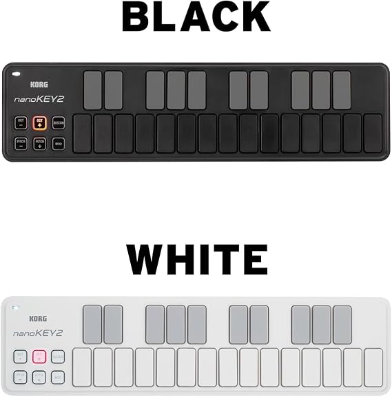 Korg KOH Nanokey2-WH 25 Note USB Keyboard Black