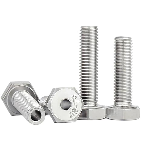 5 Sets M4 M5 M6 M8 M10 M12 M14 M16 M20 Outer Hexagon Hollow Screw 304 Stainless Steel Hollow Bolt Mask Machine Through Hole Screw(M4x8)