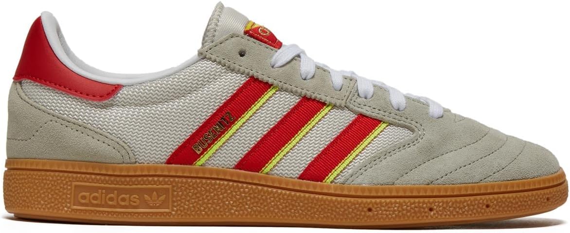 adidas Busenitz Vintage Shoes - Feather Grey/Red/Orbit Grey - 10.0